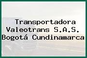 Transportadora Valeotrans S.A.S. Bogotá Cundinamarca