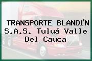 TRANSPORTE BLANDµN S.A.S. Tuluá Valle Del Cauca