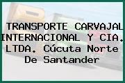 TRANSPORTE CARVAJAL INTERNACIONAL Y CIA. LTDA. Cúcuta Norte De Santander
