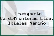Transporte Cordifronteras Ltda. Ipiales Nariño