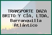 TRANSPORTE DAZA BRITO Y CÍA. LTDA. Barranquilla Atlántico