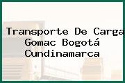 Transporte De Carga Gomac Bogotá Cundinamarca