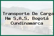 Transporte De Carga Hm S.A.S. Bogotá Cundinamarca