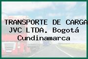 TRANSPORTE DE CARGA JVC LTDA. Bogotá Cundinamarca