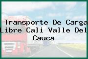 Transporte De Carga Libre Cali Valle Del Cauca