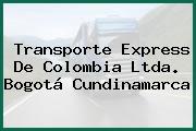 Transporte Express De Colombia Ltda. Bogotá Cundinamarca