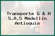 Transporte G & H S.A.S Medellín Antioquia