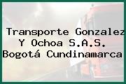 Transporte Gonzalez Y Ochoa S.A.S. Bogotá Cundinamarca