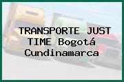 TRANSPORTE JUST TIME Bogotá Cundinamarca