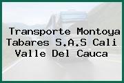 Transporte Montoya Tabares S.A.S Cali Valle Del Cauca