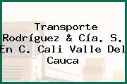 Transporte Rodríguez & Cía. S. En C. Cali Valle Del Cauca