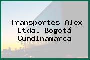 Transportes Alex Ltda. Bogotá Cundinamarca