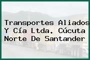 Transportes Aliados Y Cía Ltda. Cúcuta Norte De Santander
