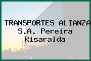 TRANSPORTES ALIANZA S.A. Pereira Risaralda