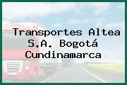 Transportes Altea S.A. Bogotá Cundinamarca