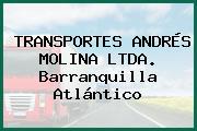TRANSPORTES ANDRÉS MOLINA LTDA. Barranquilla Atlántico