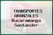 TRANSPORTES ARANZALES Bucaramanga Santander