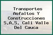 Transportes Asfaltos Y Construcciones S.A.S. Cali Valle Del Cauca