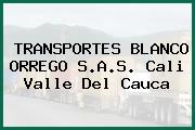 TRANSPORTES BLANCO ORREGO S.A.S. Cali Valle Del Cauca