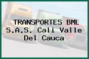 TRANSPORTES BML S.A.S. Cali Valle Del Cauca