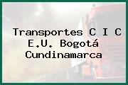 Transportes C I C E.U. Bogotá Cundinamarca