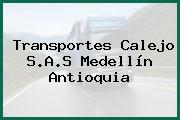 Transportes Calejo S.A.S Medellín Antioquia