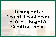 Transportes Coordifronteras S.A.S. Bogotá Cundinamarca