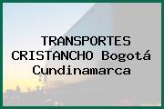 TRANSPORTES CRISTANCHO Bogotá Cundinamarca
