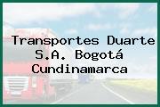 Transportes Duarte S.A. Bogotá Cundinamarca