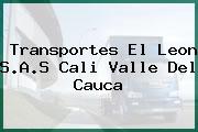 Transportes El Leon S.A.S Cali Valle Del Cauca