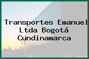 Transportes Emanuel Ltda Bogotá Cundinamarca