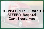 TRANSPORTES ERNESTO SIERRA Bogotá Cundinamarca