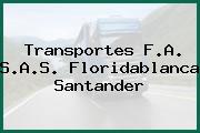 Transportes F.A. S.A.S. Floridablanca Santander