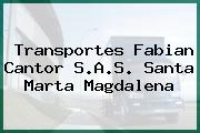 Transportes Fabian Cantor S.A.S. Santa Marta Magdalena