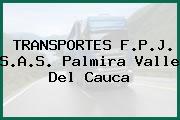 TRANSPORTES F.P.J. S.A.S. Palmira Valle Del Cauca