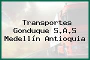 Transportes Gonduque S.A.S Medellín Antioquia