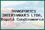TRANSPORTES INTERTANQUES LTDA. Bogotá Cundinamarca