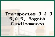 Transportes J J J S.A.S. Bogotá Cundinamarca