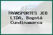 TRANSPORTES JEB LTDA. Bogotá Cundinamarca