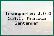 Transportes J.O.G S.A.S. Aratoca Santander