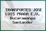 TRANSPORTES JOSE LUIS PRADA E.U. Bucaramanga Santander