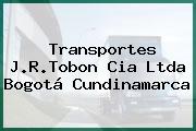 Transportes J.R.Tobon Cia Ltda Bogotá Cundinamarca