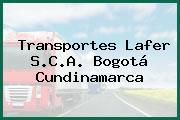 Transportes Lafer S.C.A. Bogotá Cundinamarca