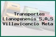 Transportes Llanogenesis S.A.S Villavicencio Meta