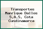 Transportes Manrique Dallos S.A.S. Cota Cundinamarca