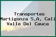 Transportes Martigonza S.A. Cali Valle Del Cauca