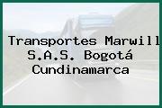 Transportes Marwill S.A.S. Bogotá Cundinamarca