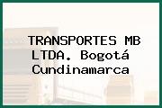 TRANSPORTES MB LTDA. Bogotá Cundinamarca