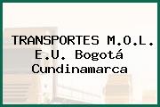 TRANSPORTES M.O.L. E.U. Bogotá Cundinamarca