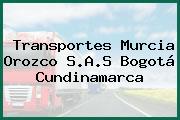 Transportes Murcia Orozco S.A.S Bogotá Cundinamarca